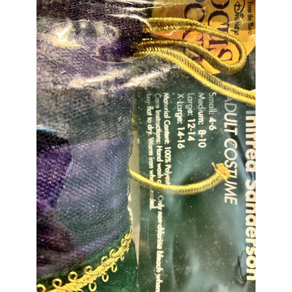 Disney Hocus Pocus Winifred Sanderson Costume Adult XL 14-16 Spirit Halloween - Picture 5 of 8